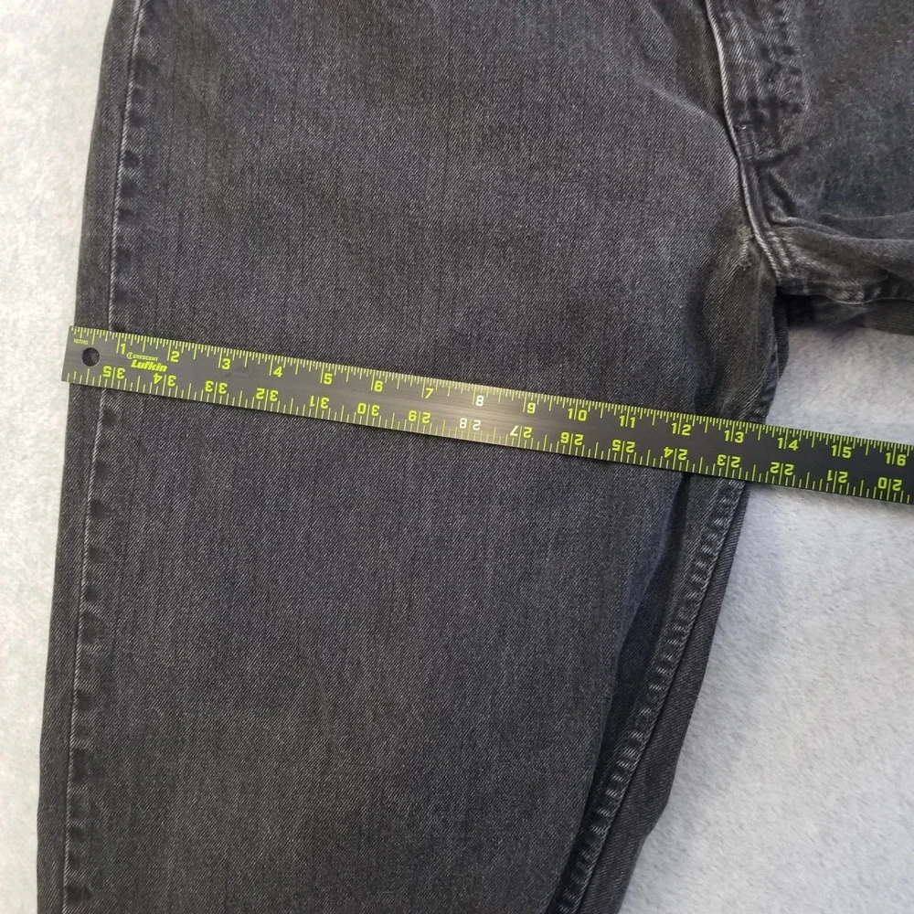 VTG Levi's 560 Jeans Mens 40x32 Fits‎ 37x30 Black Orange Tab Loose Fit Tapered